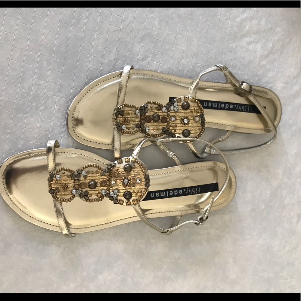 Sparkly sandals by Libby Edelman Size 10